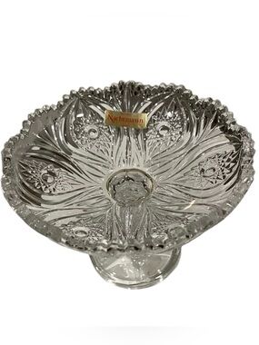 EUC Vintage Nachtmann Crystal Pedestal Bowl